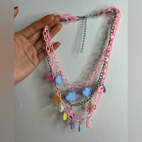 LaCloud Necklace/ bag charm Gummy Bear Necklace, Layering Necklace, bag charm - Picture 5 of 9